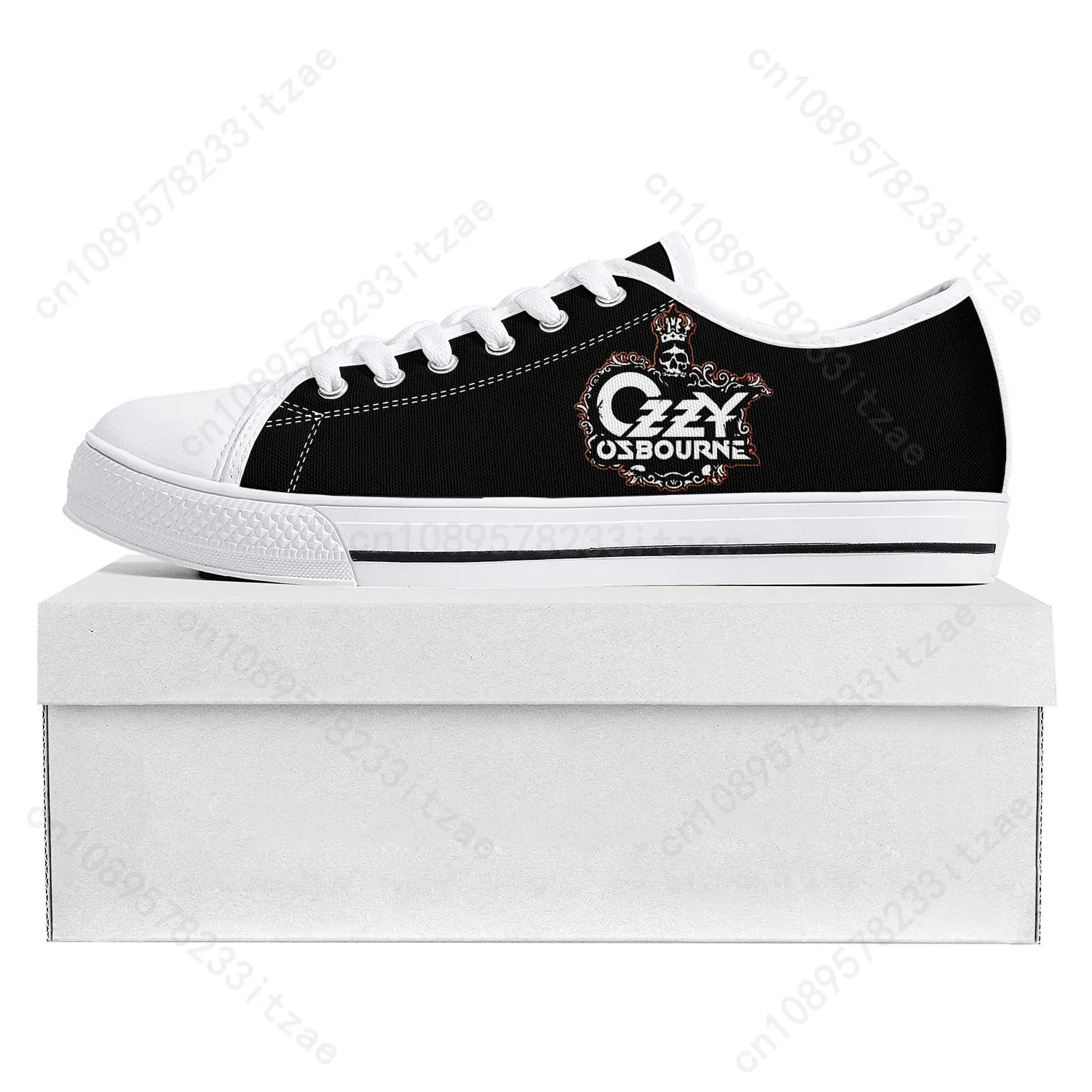 

Ozzy Osbourne Metal Rock Singer Pop Low Top High Quality Sneakers Mens Womens Teenager Canvas Sneaker Couple Shoes Custom Shoe