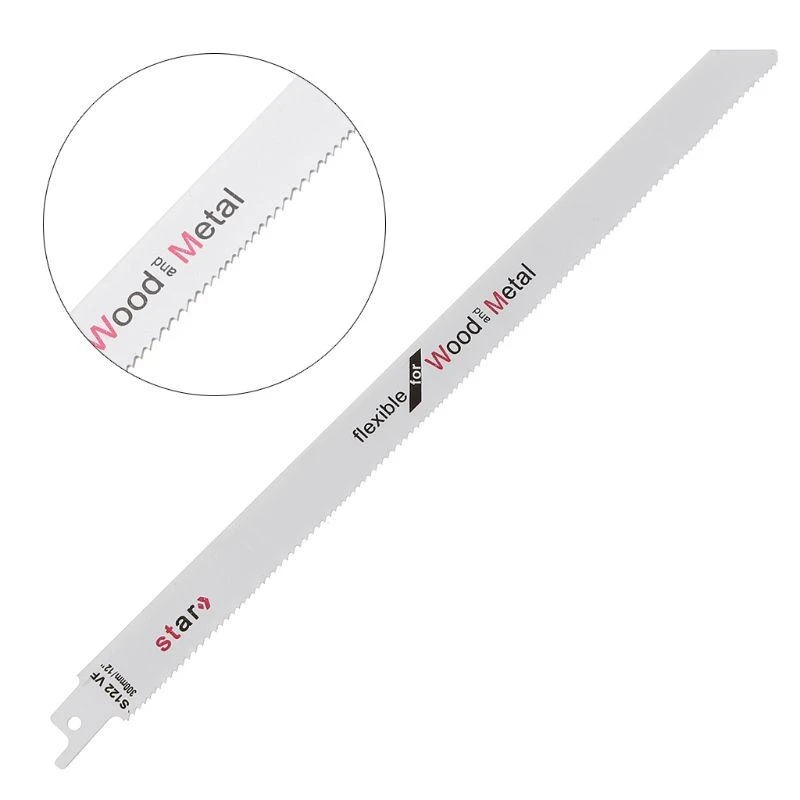 Lưỡi cưa chuyển động tịnh tiến bằng thép carbon cao S122VF 300mm 12" Linh hoạt hiệu quả cho chất lượng cao