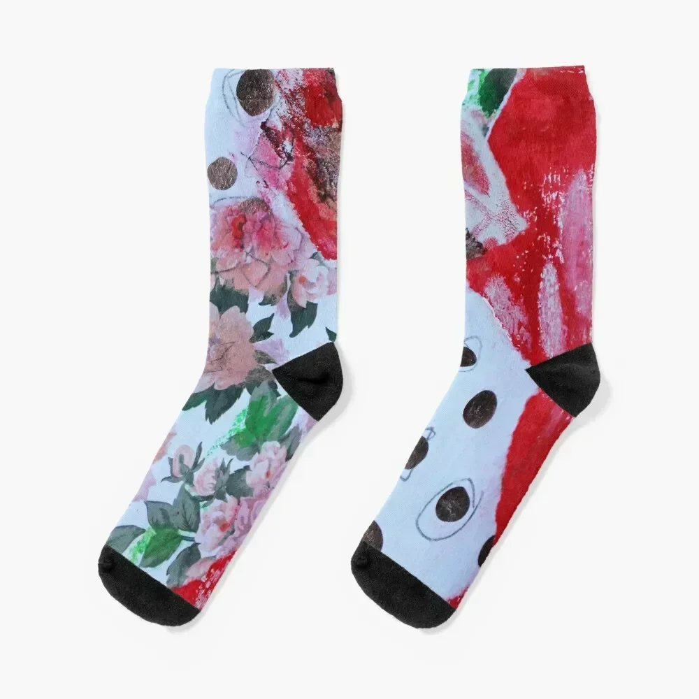 Yesterday again VII Socks christmas gifts kawaii floral Ladies Socks Men's