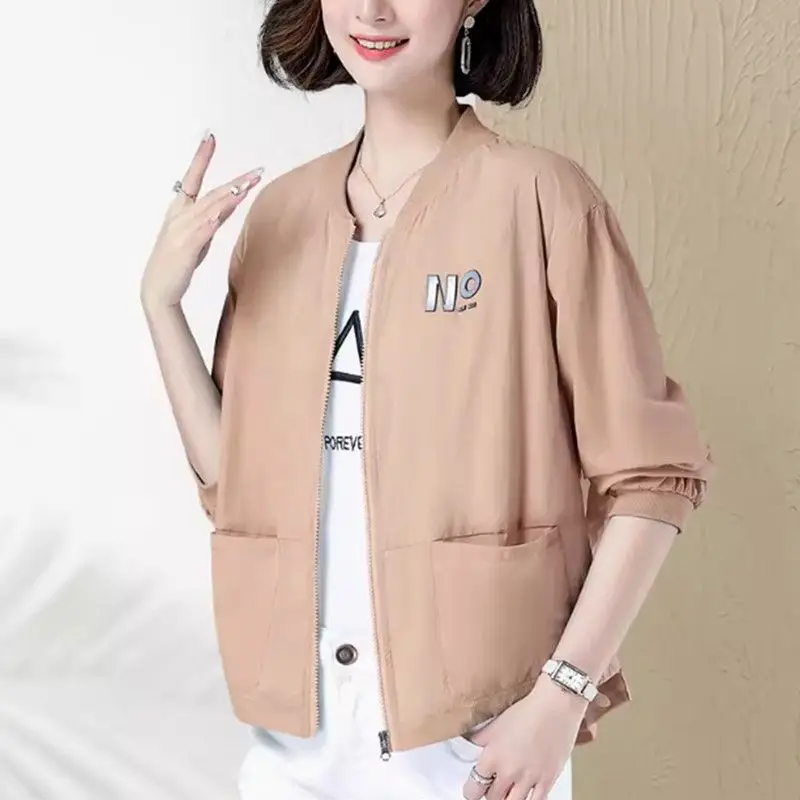 New Summer Sunscreen Clothes Thin Breathable Versatile Sunscreen Clothes Women\'s Cardigans Small Jackets