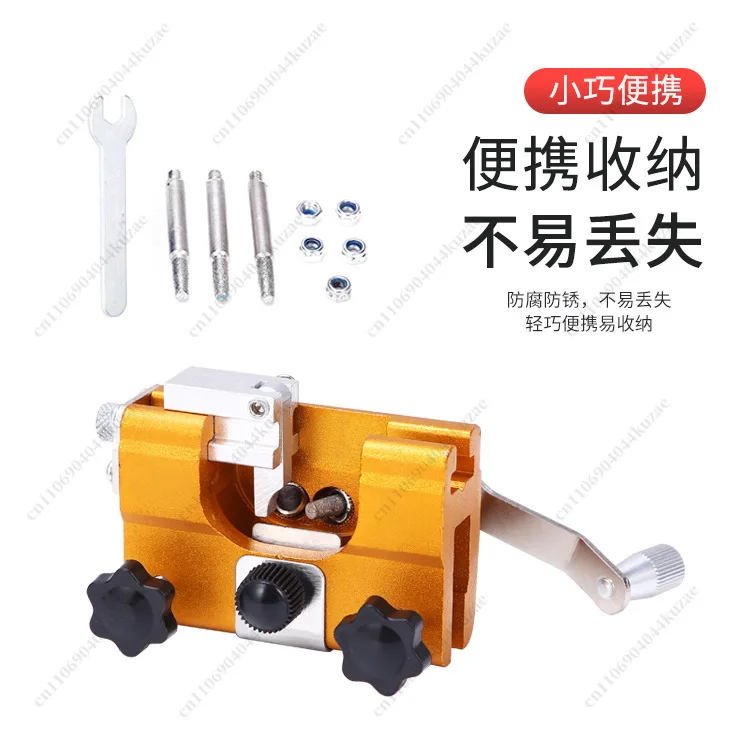 Handheld Manual Chain Sharpener, Portable Household Grinding Tool for Chainsaw Maintenance