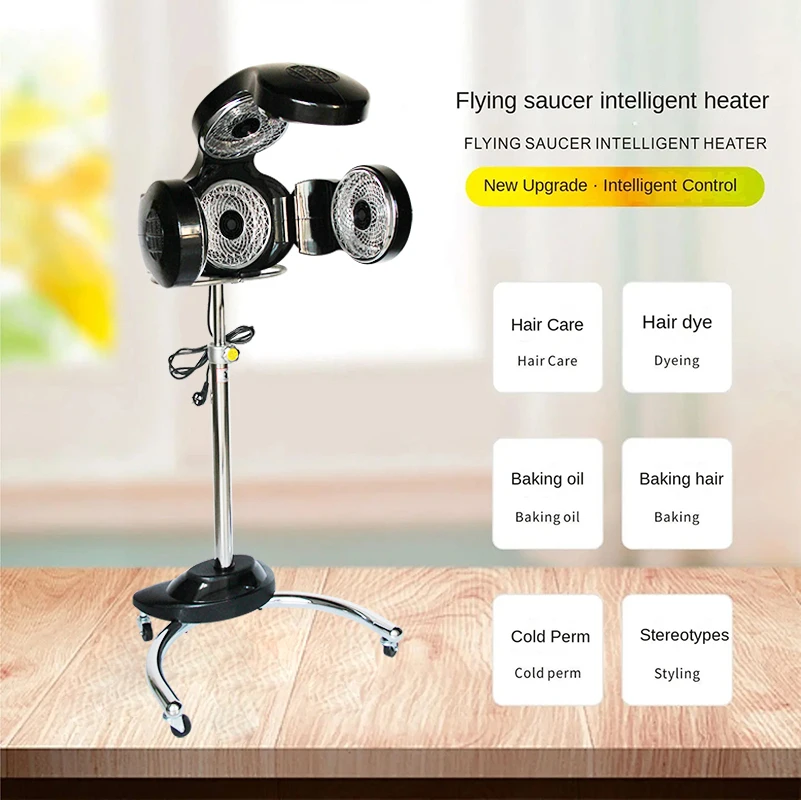 

New Hair Dryer Household Saucer Heater Cross-border Simple Modern Salon Dyeing and Perming Machine Wholesale