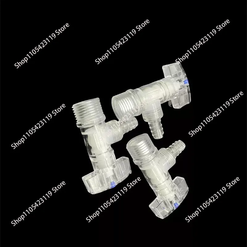 Truck water sprayer PC switch thickened plastic drip transparent angle valve drain valve wheel cooling car water