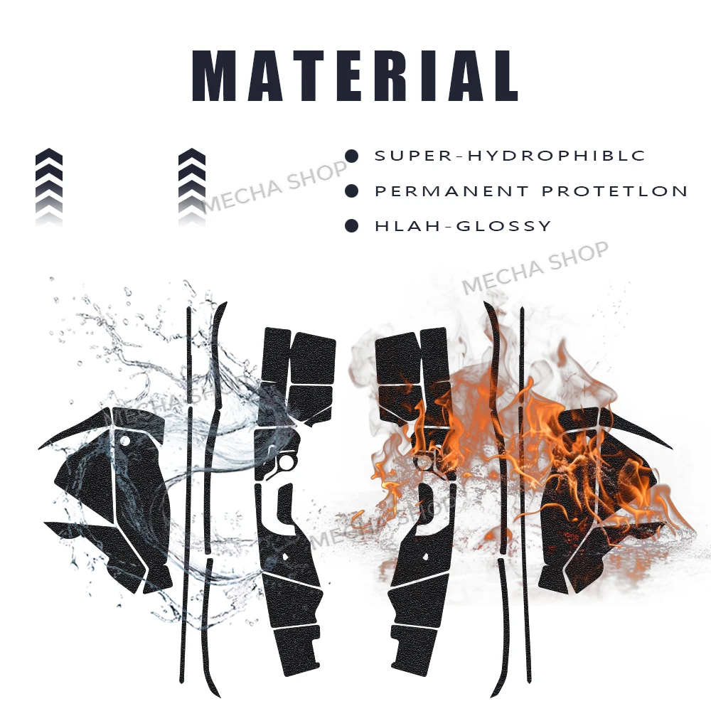 For  S 1000 XR Motorcycle Suitcase s1000xr Stickers Protective PEVA Frosted Anti-slip Sticker
