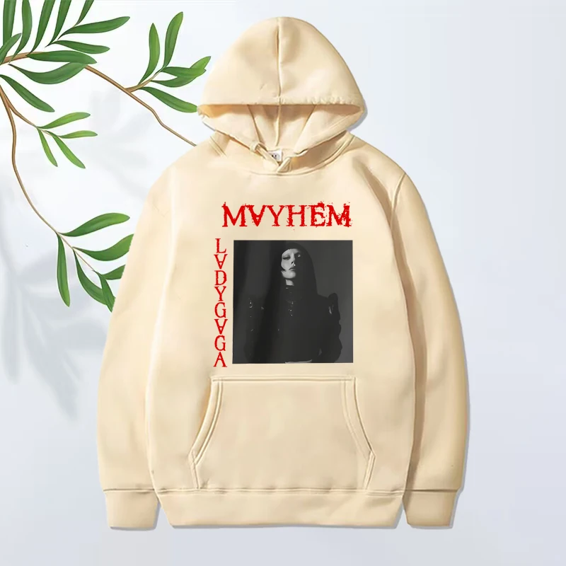 lady gaga Mayhem Gothic Award Design  hoodie men women vintage Long sleeve Sweatshirt with print Graphic oversized hoodie unisex