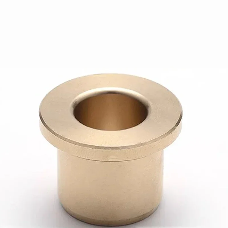 1Pcs Powder Metallurgy Oil Copper Bushing Guide Sleeve with Stepped Flange Flanging Self-Lubricating Bearing ID 5 6 8 10mm