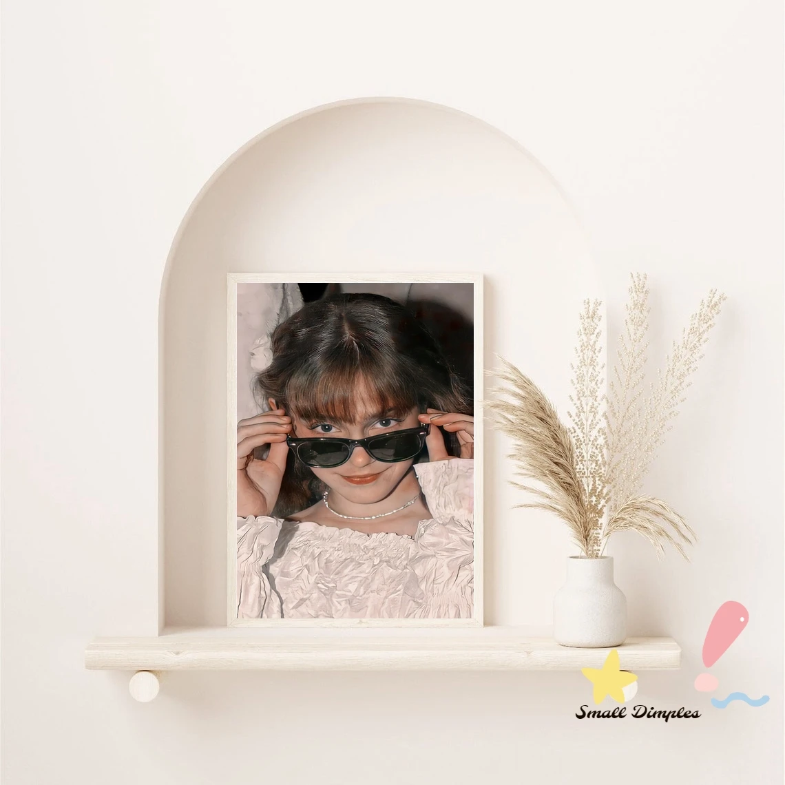 إيما واتسون الموسيقى ستار المشارك قماش الفن طباعة ديكور المنزل طلاء جدران (بدون إطار) #4