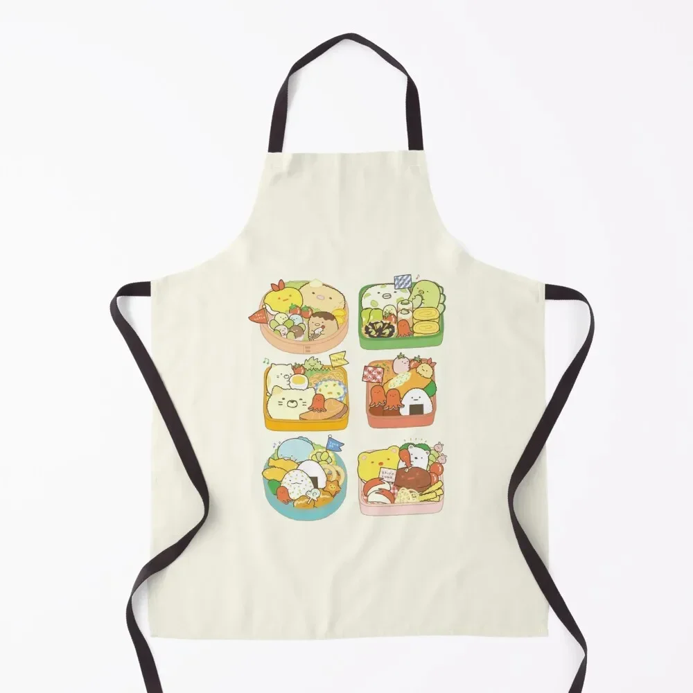 

Sumikko Gurashi Sushi Bowl Apron barber men For Cooking Apron