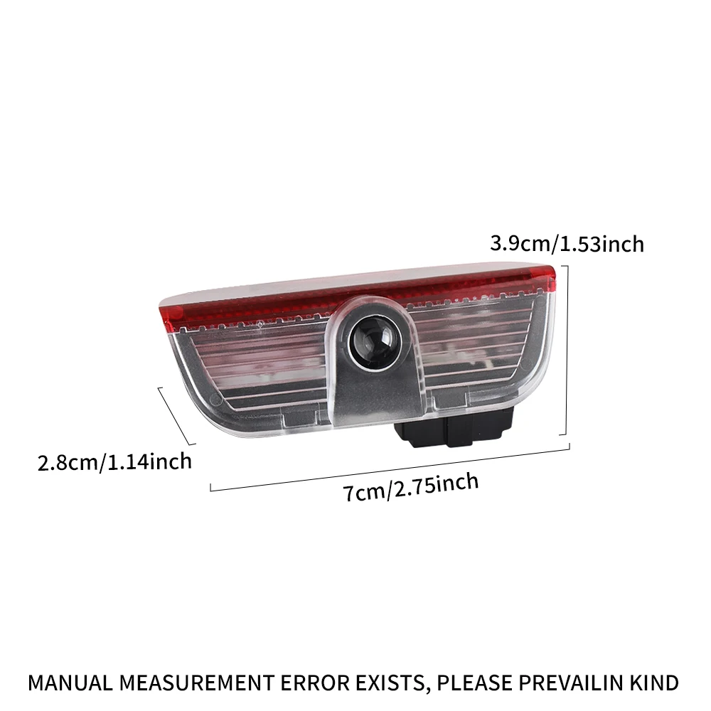 For Volkswagen VW Golf Tiguan Passat Variant B8 Touran Touareg Eos Wireless Courtesy Lamp Car Door Projector LED Welcome Lights