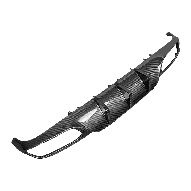 2015 + المصد الخلفي للسيارة من ألياف الكربون الأداء الساخن لسيارة Mercedes Benz C-Class W205 C63 2-door شفرة نمط الناشر الخلفي للسيارة