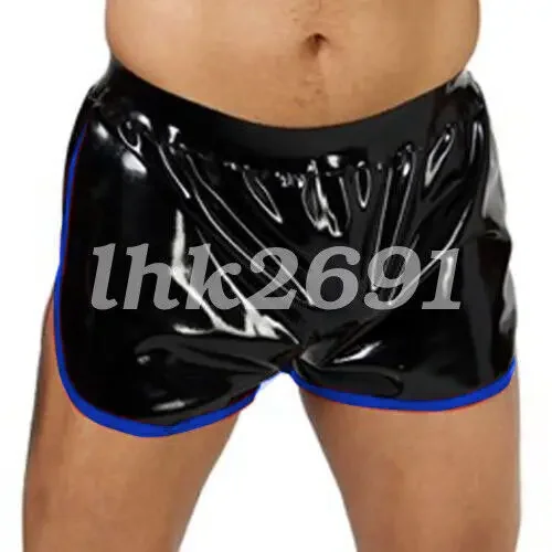 

100% Latex Sexy Handsome shorts Rubber Men Briefs Cool 0.4mm Size S-XXL