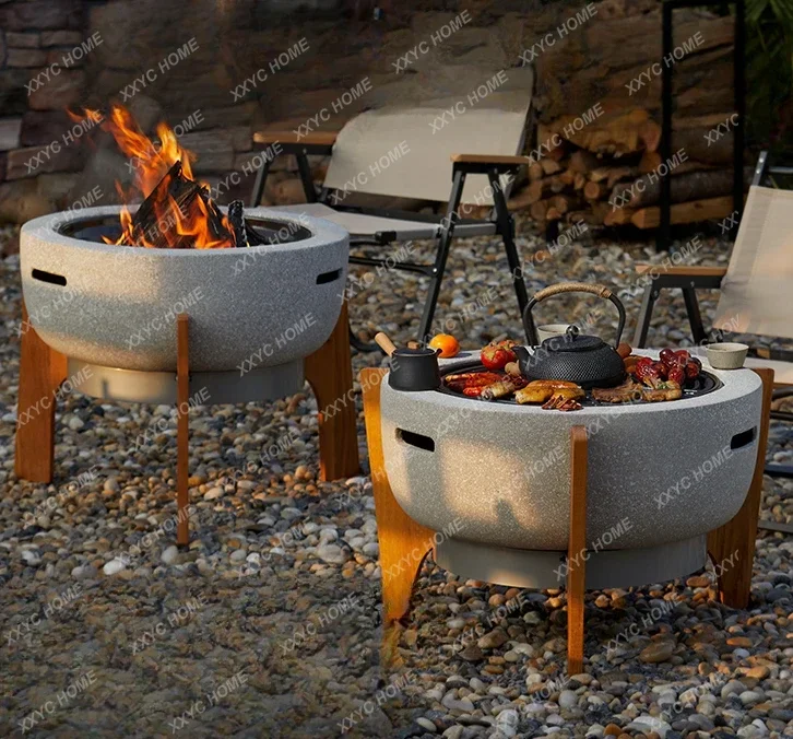 Barbecue Stove Household Tea Cooking Indoor Barbecue Brazier Charcoal Stove Heating Courtyard Outdoor Stove