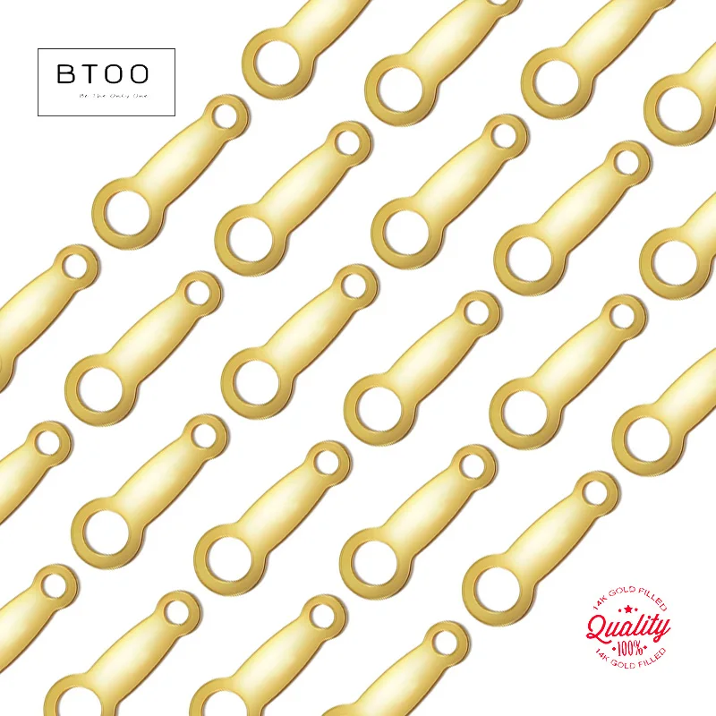 

14K Gold Filled Japanese Quality Tag Wholesale Supplies for Jewelry Making Handmde DIY Tarnish Resistant Jewelry Findings