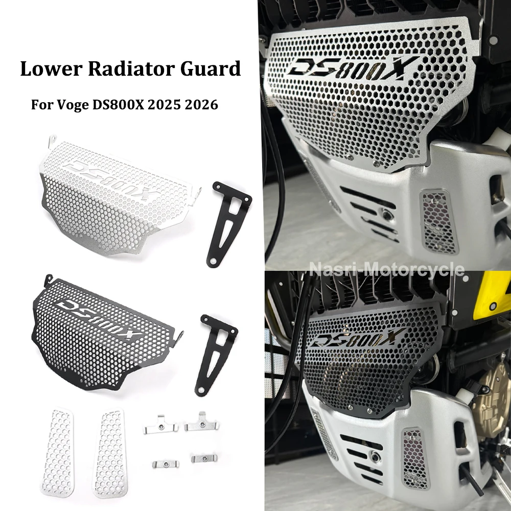 Motorcycle Lower Radiator Grille Cover Sump Guard Underbody Protection Shield Kits For Voge DS800X Ds800x 2025 2026
