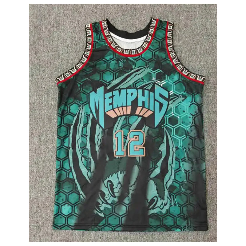 Men's #12 Green Basketball Jersey - Breathable Sleeveless Sports Shirt Unique Design Athletic Aesthetics, Relaxed Training Wear