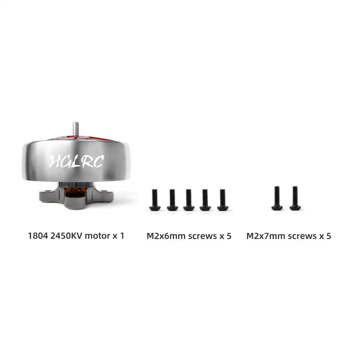 4 Stuks Hglrc Spook 1804 Borstelloze Motor 2450kv 4S 350kv 6S Voor Fpv Freestyle 3 "3.5" Drones Diy Onderdelen