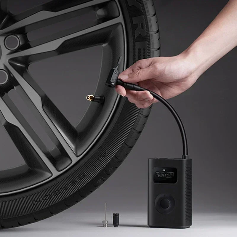 Xiaomi Mini Portable Air Pump 2 Mijia Electric Air Compressor Treasure 150PSI Type-C LED Multitool Inflator For Automotive Car