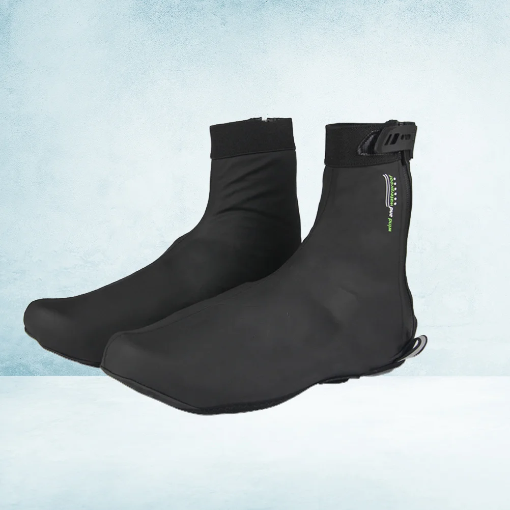 1 Pair Cycling Shoes Cover Waterproof Windproof Reflective For Men Women Xl Mountain Riding Overshoes