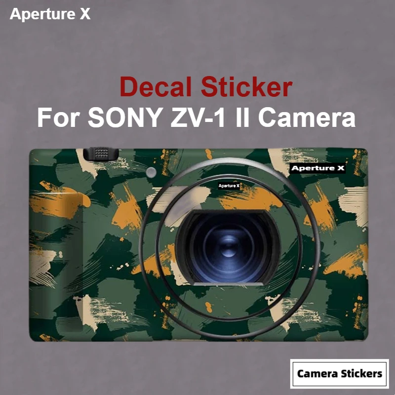 

Наклейка для камеры SONY ZV-1 II, защитная наклейка на кожу, виниловая пленка, защитная пленка от царапин, ZV-1M2 ZV-1II ZV1 Mark 2 II