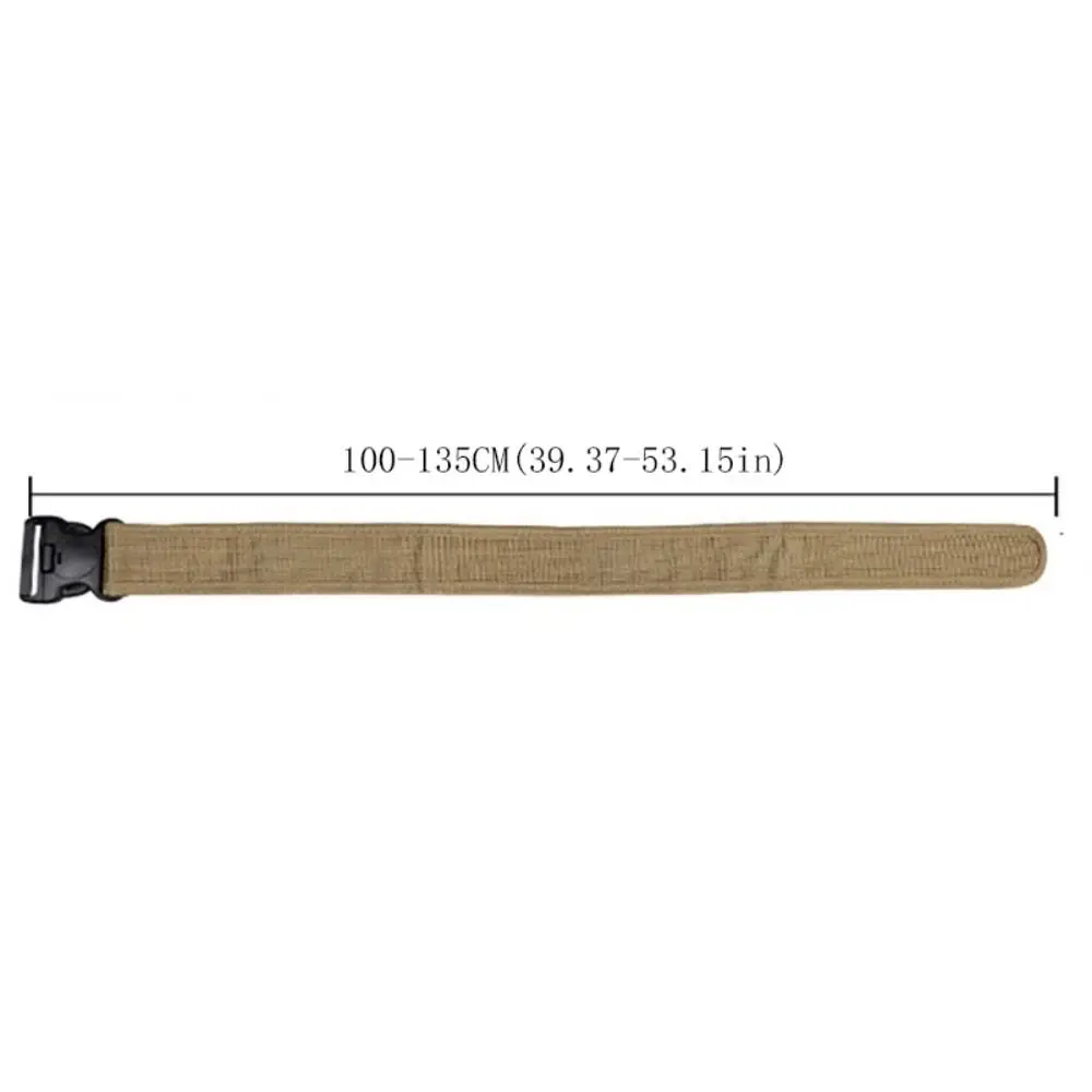 Herramienta de pesca, cinturón de liberación rápida para hombre, cinturón de lona transpirable ajustable, 130cm, cinturón colorido para el Cuerpo de Marines, herramientas de senderismo