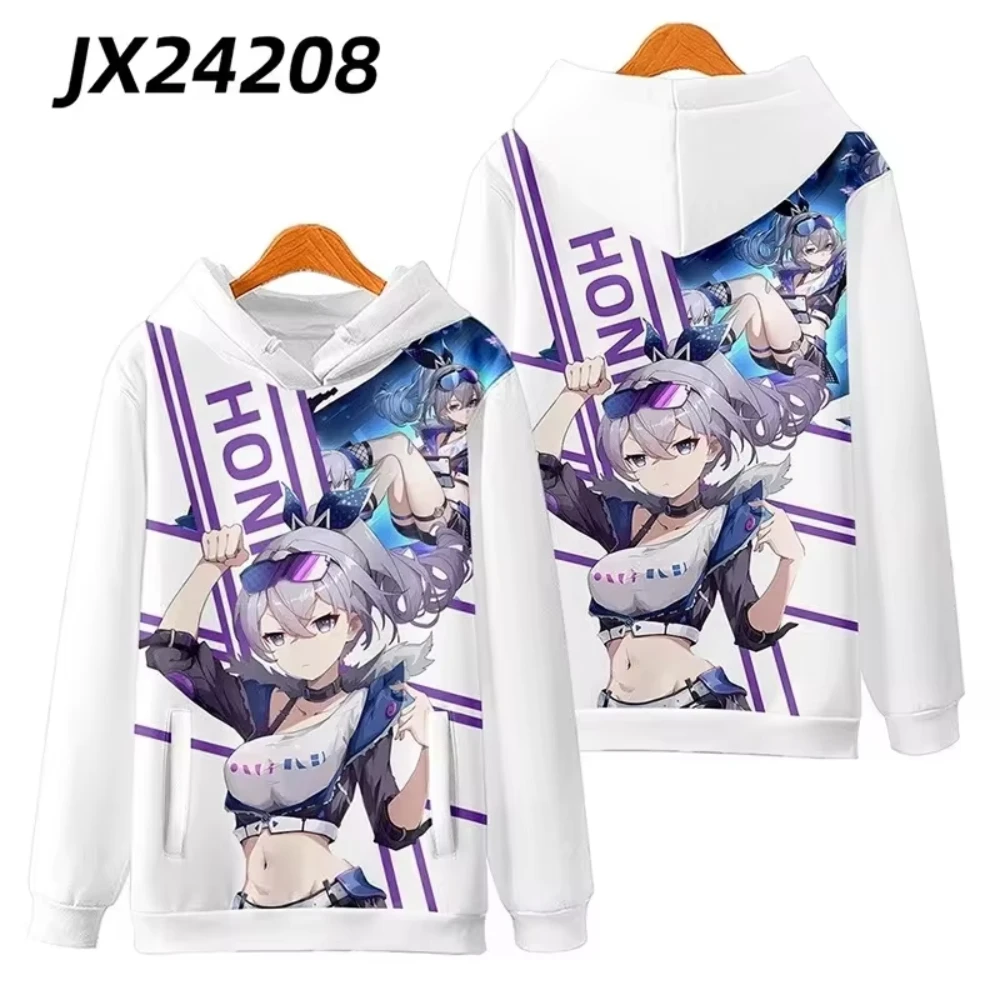 Anime Game Honkai Star Rail 3D Print Men's Hoodie Casual Long Sleeves Oversized Outdoor Pullover Sweatshirt Unisex Clothing