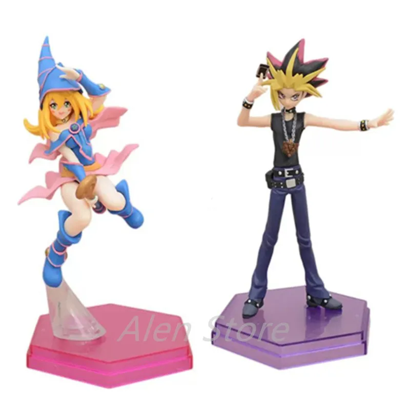 Yu-Gi-Oh! Dark Magician Girl Anime Figure PVC Collectible Statuette Yami Yugi Comic Model Toy Gift for Girls