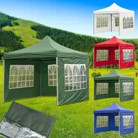 Nuevas tiendas de campaña impermeables de tela Oxford para fiestas al aire libre, Gazebo, superficie de tienda impermeable, reemplazo (parte superior del dosel y marco no incluidos)