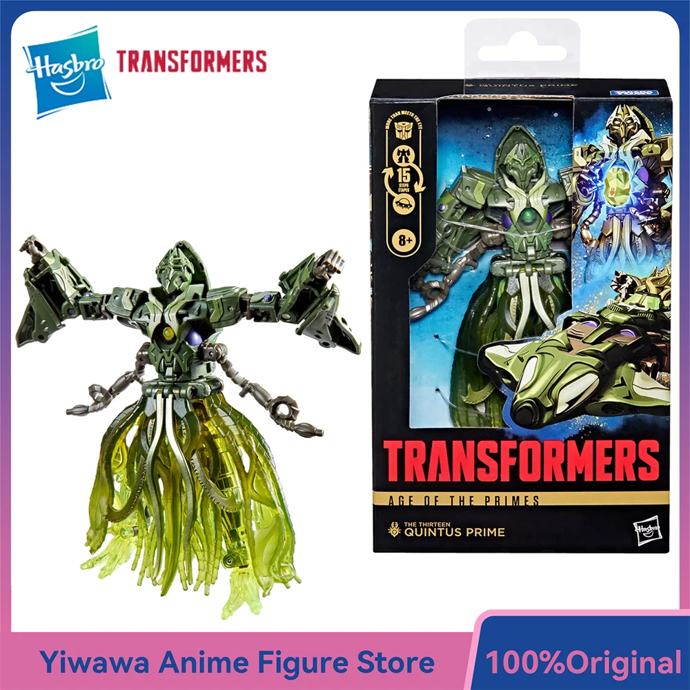 오리지널 NEW Hasbro Transformers Age of the Primes Thirteen Quintus Prime 14cm 디럭스 클래스 액션 모델 피규어 선물 장난감