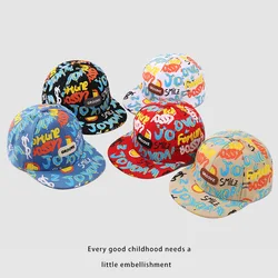 Kinder Brief drucken Baseball mütze Mann Outdoor Kleinkinder Hut verstellbare Trucker Cap Kinder Sonne Hut für Jungen Mädchen Alter 1-8 Jahre alt