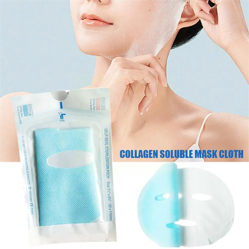 Collagen Film Paper Soluble Cloth Soluble Film Paper Cloth Water Face Film Full Collagen Face In P6u2