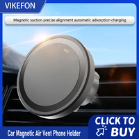 Car Magnetic Air Vent Phone Holder Wireless Charger Stand For Magsafe iPhone 17 16 15 14 13 Pro Max Cell Fast Charging Station