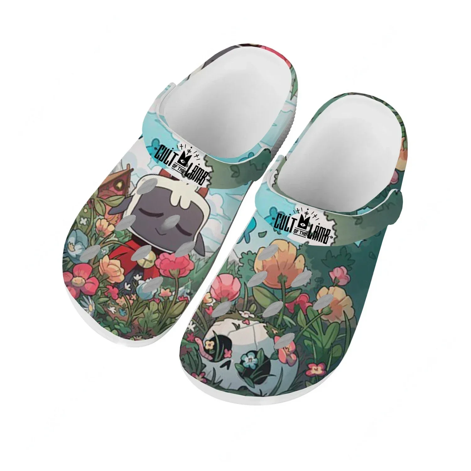 Cult Of The Lamb Water Shoes Mens Womens Comfortable Fashion Home Garden Clogs Customizd Sandals Beach Breathable Hole Slippers