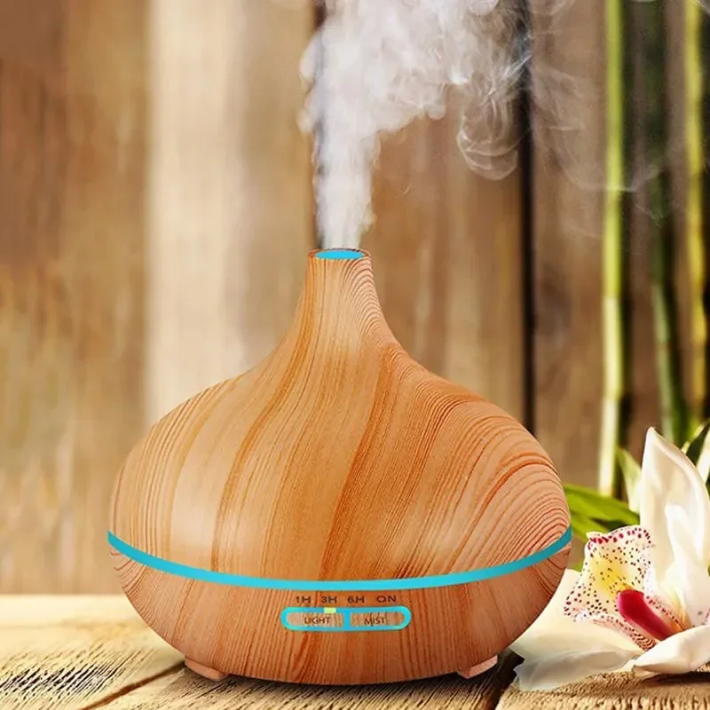 

500ml 7 Color Light Intelligent Aromatherapys Machine Household Mist Aromatherapy Humidifier Bedroom Air Purifier