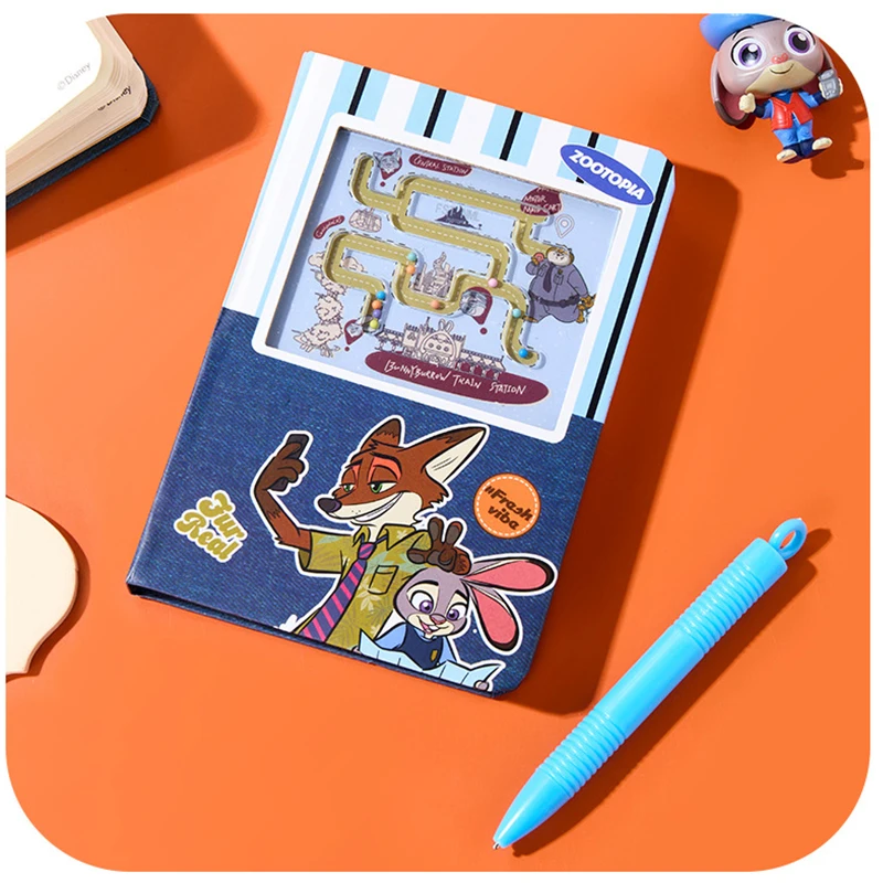 دفاتر ديزني زوتوبيا، متاهات ممتعة، دفاتر ملاحظات، كتب يدوية، بضائع أنيمي، هدايا عيد الميلاد والعيد الميلاد العودة إلى المدرسة