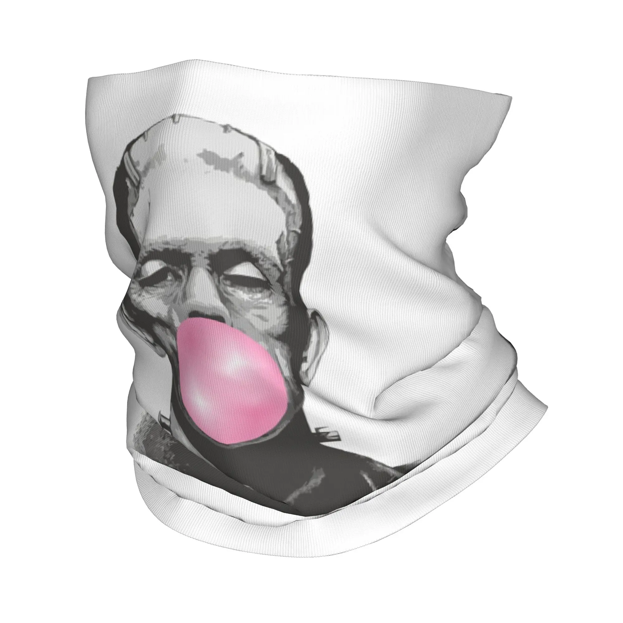 

Маска-шарф с принтом «Франкенштейн: Ужас жевательной резинки», теплая повязка на голову, для походов и рыбалки, унисекс, для взрослых