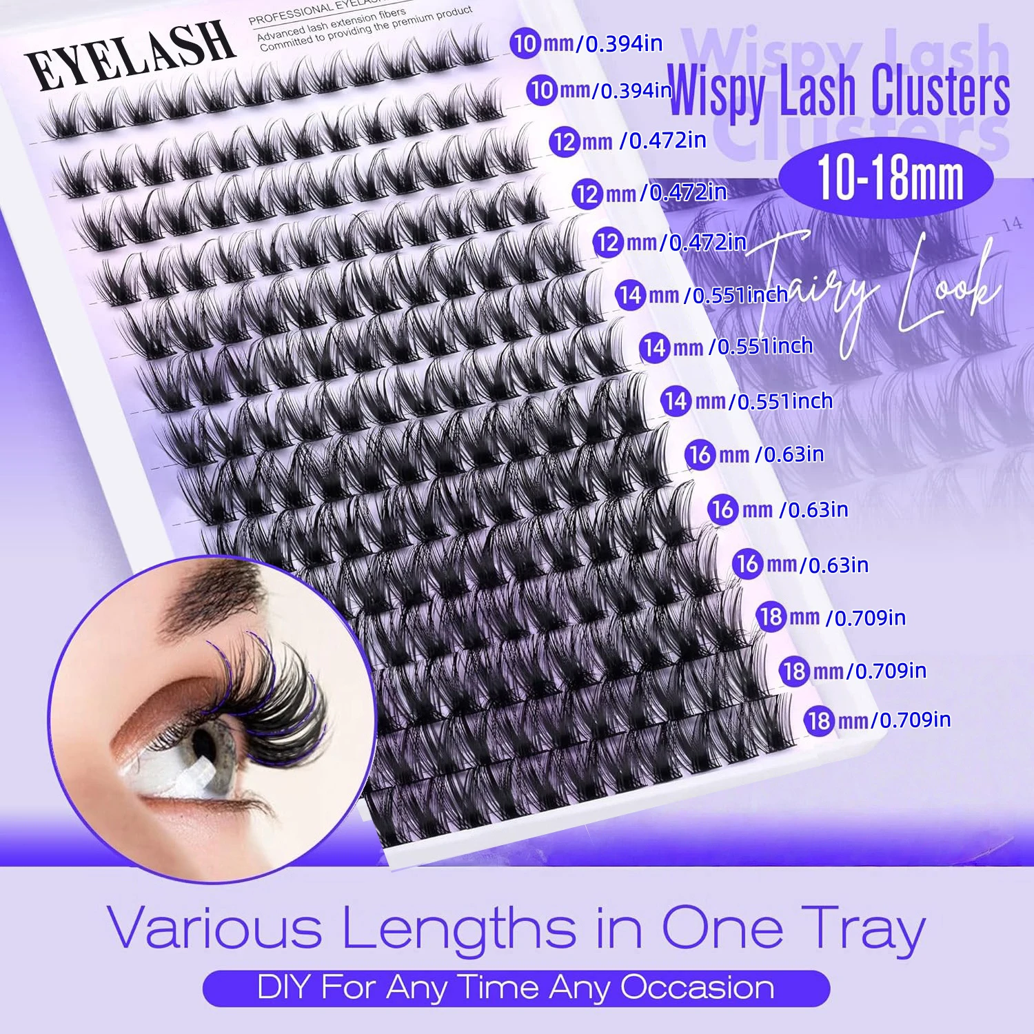 Cils artificiels 3D effet natu - Anime Cosplay Lashes avis et prix