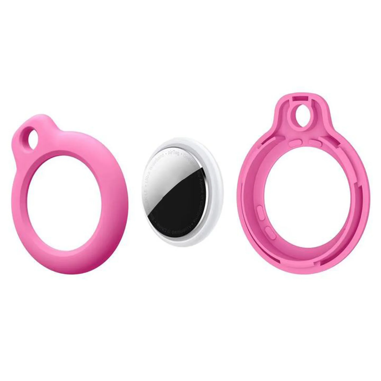 حامي غطاء سلسلة المفاتيح ForAirTags للصدمات المضادة للخدش المضادة للسقوط واقية حامل مفتاح العلامات الهواء قذيفة