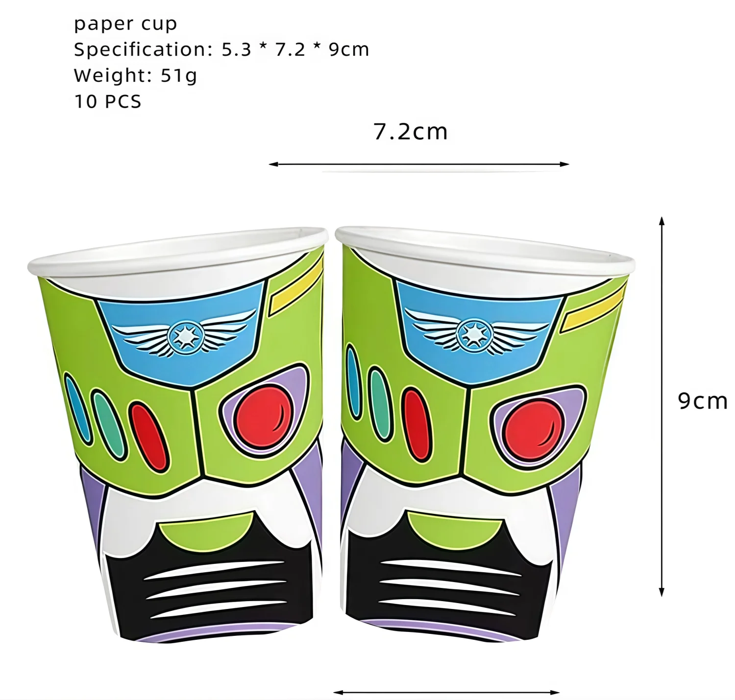 Toy Inspire Game Story Geburtstagsparty-Dekoration: Tischdecke, Teller, Becher, Geschenktüte, Serviette, Babyparty-Spielzeug-Abenteuer-Partygeschenke – Detail 4