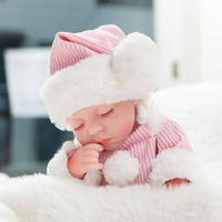 Flexible Silicone Reborn Doll Toy Baby Simulation Play House Game Toy Soft Clothes Doll Kids Toddler Supplies