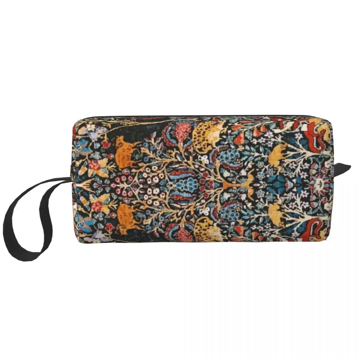 

Vintage Antique Persian Carpet Boho Toiletry Bag Ethnic Bohemian Rug Makeup Cosmetic Organizer Beauty Storage Dopp Kit Box