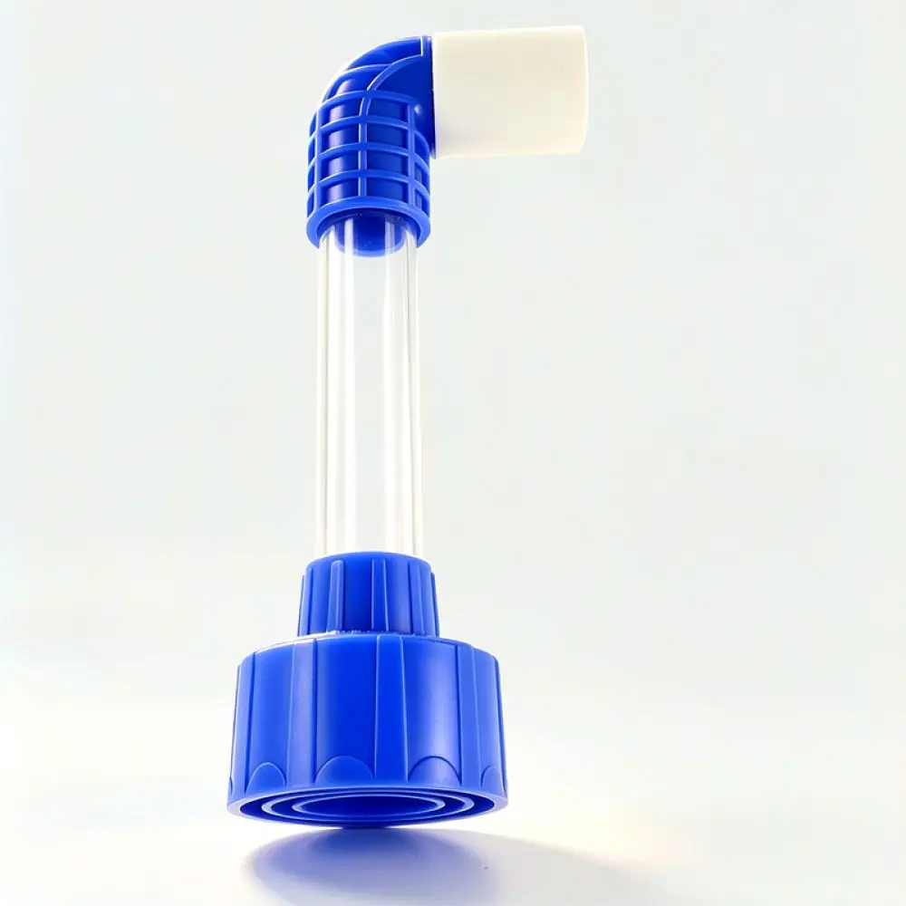 AC Condensate Drain Cleaner For JELIBO Vacuum Adapter Universal PVC Pipe Unclogger HVAC System Maintenance Hose Tool Blue