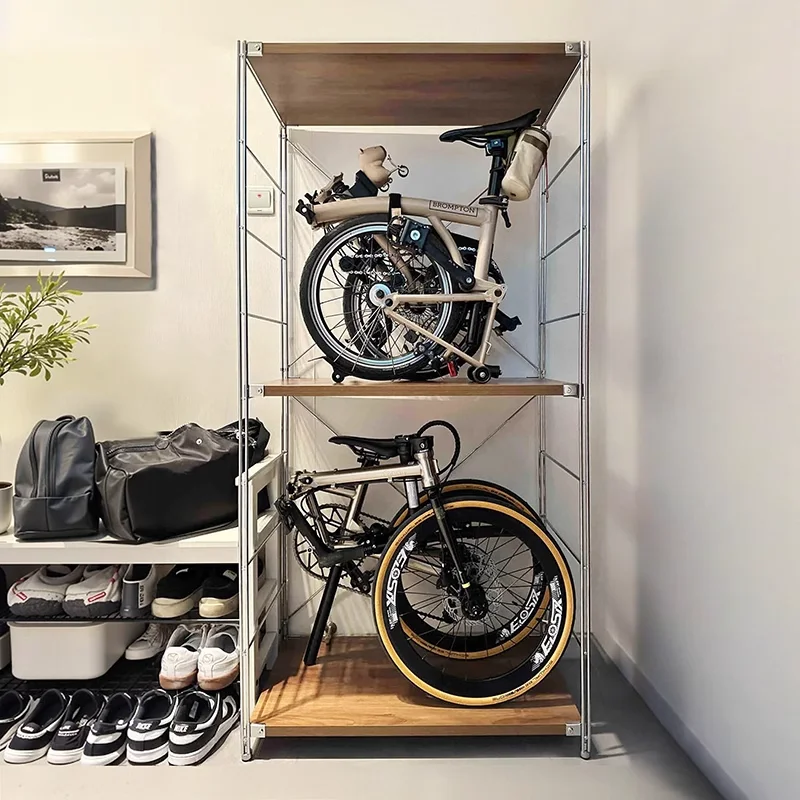 

Folding bicycle, bicycle rack, parking rack, small cloth, Daxing entrance storage, three-dimensional garage