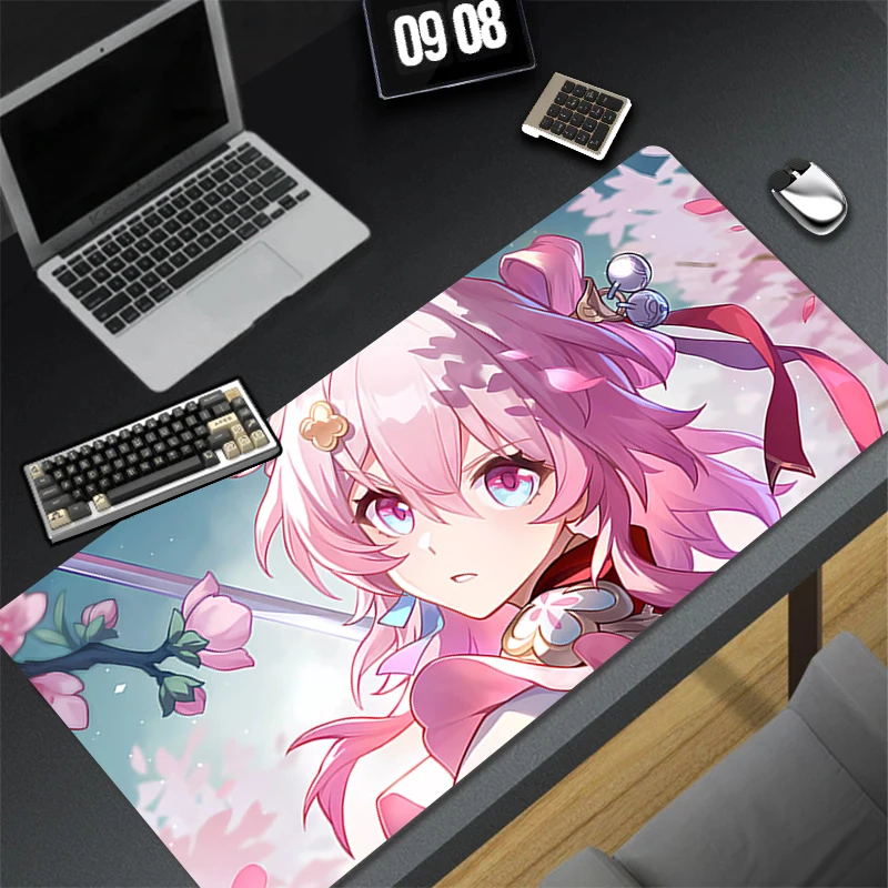 

Mouse Pad Multi Size Gamer Honkai Star Rail March 7th Keyboard Pad Desk Mat Extended Mausepad Office Gaming Accessories Mousepad