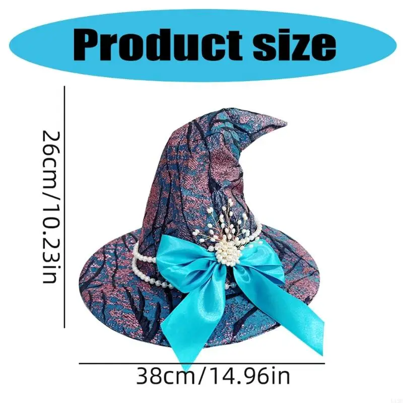 Wide Brim Witches Hat Ocean