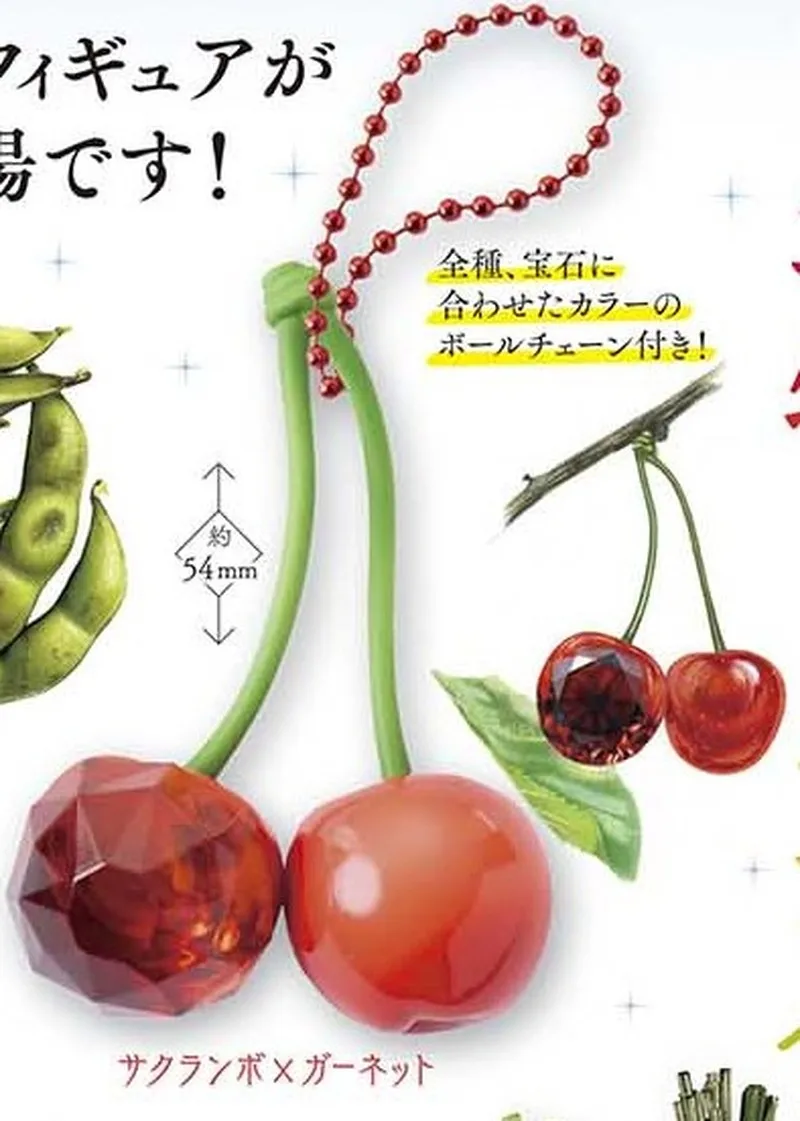 Em estoque stasto organismo x pedra preciosa seção de alimentos abacate verde soja uva pingente charme figura de ação presente