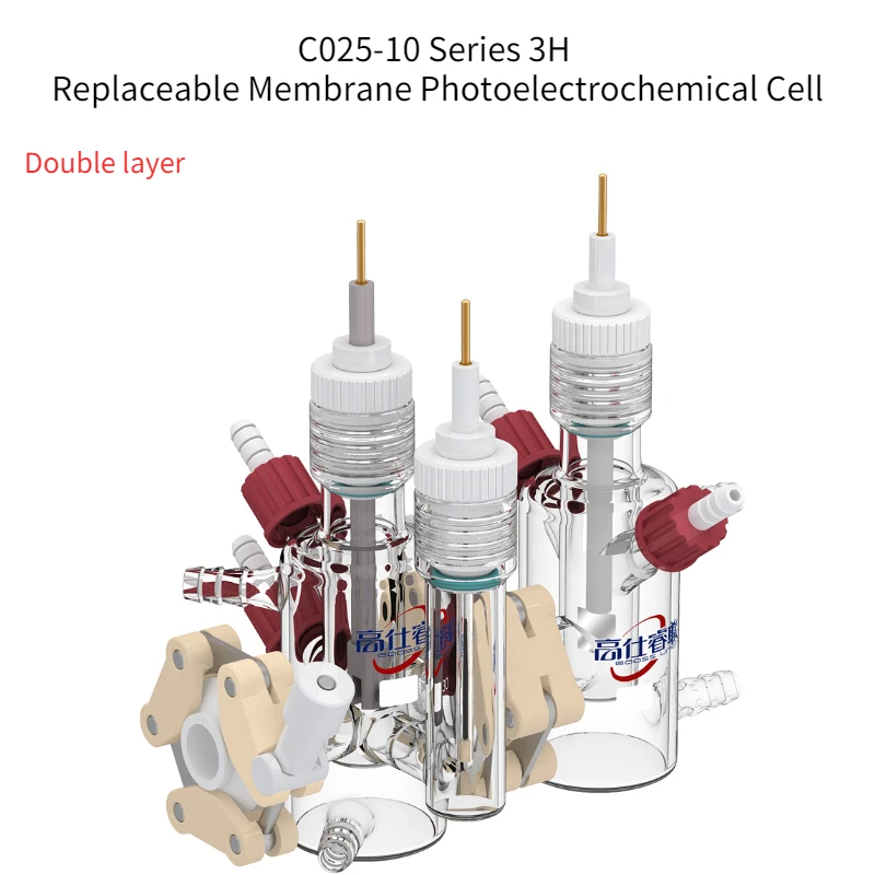 

Double-layer C025-10 Series 3H Type Replaceable Membrane Photoelectrochemical Cell Three Electrodes Without Constant Temperature