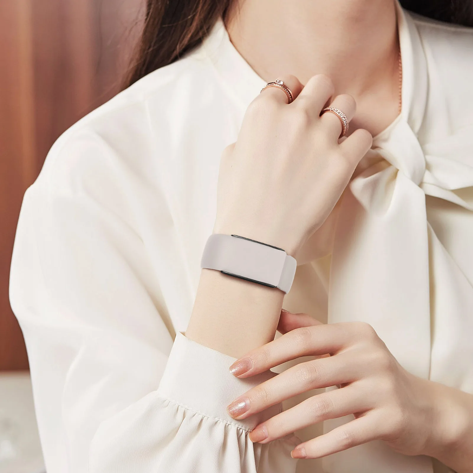 For Whoop 4.0/5.0 Watch Straps Soft-Touch Silicone Bands For WHOOP One Peak Wristband Fitness Tracker Whoop Life ECG Straps