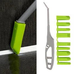 Glass Glue Angle Scraper Sealant Spreader Window Ceramics Tile Joint Repair Tool Applicator Set for Kitchen Bathroom Sink Shower