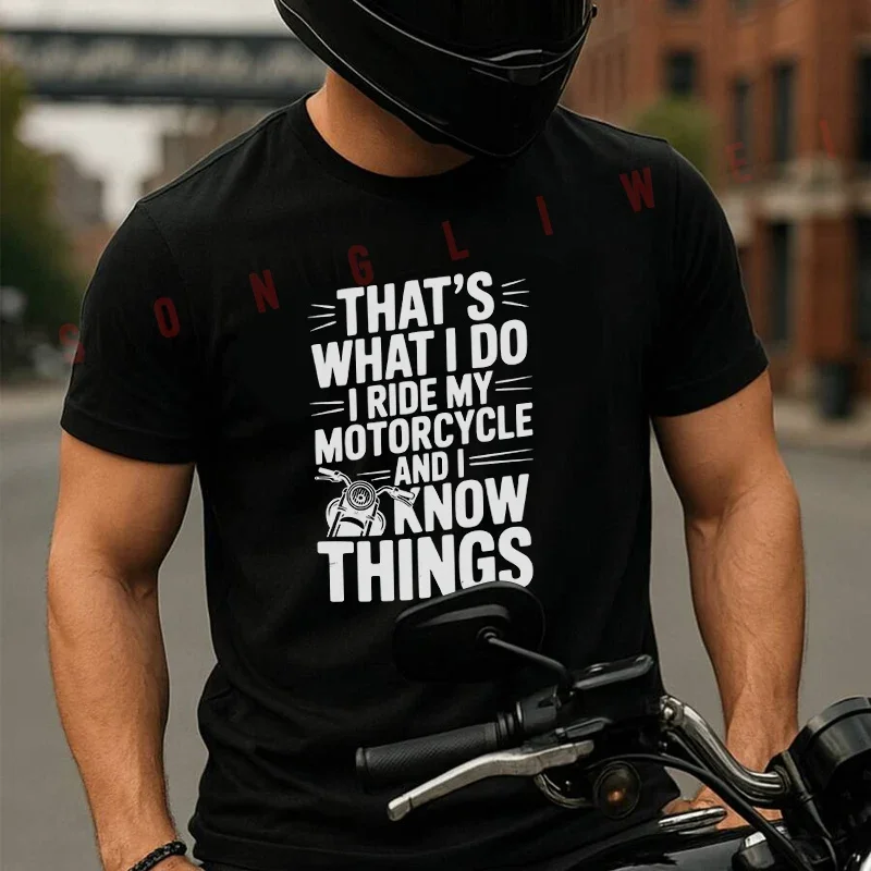 

Moto Cotton T-Shirt Motorcycle Rider Quote Design Men Tees O-neck Short Sleeve T Shirt Fashion Hip Hop Streetwear Tshirt