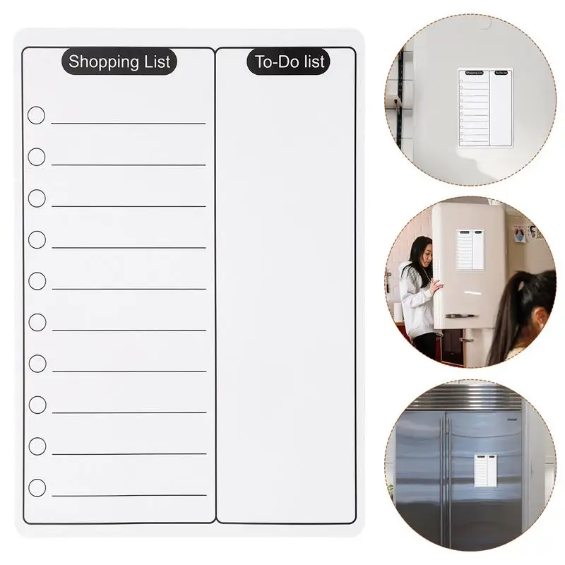 A4 A5 Magnetic Sticker For Fridge Monthly Weekly Planner Calendar Table Dry Erase Whiteboard Fridge Sticker Message Board Menu